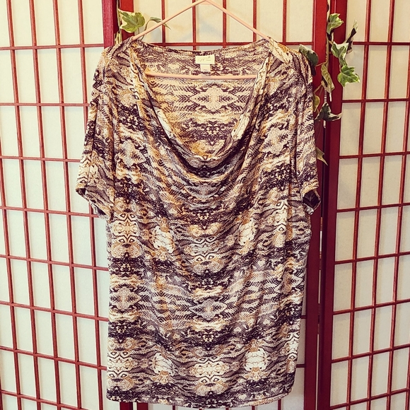 Plus Jacqueline Smith/Brown and Cream Tuni… - Picture 2 of 7